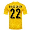 Maillot de Gardien Portugal Diogo Costa 22 Euro 2024 Jaune Pour Homme